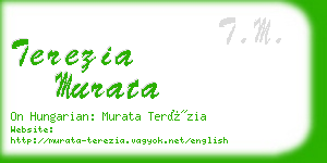 terezia murata business card